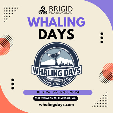 whaling days poster by brigid trading company july 2024 silverdale bremerton washington event festival in kitsap county