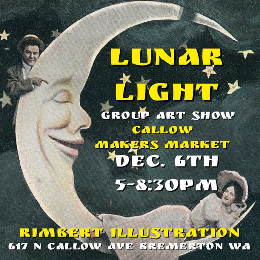 lunar lights callow makers market art show bremerton washington december 2024 kitsap county winter gift show