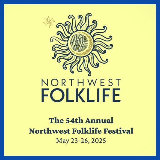 northwest folklife festival 54th annual may 23 24 25 26 2025 poster by brigid trading company vending at 2025 folklife