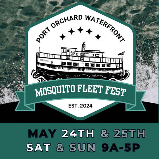 port orchard waterfront mosquito fleet fest second annual may 24 25 saturday sunday nine to five waterfront vendor market kitsap county brigid trading company