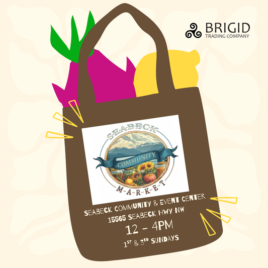 seabeck community market 2026 may 17 with brigid trading company