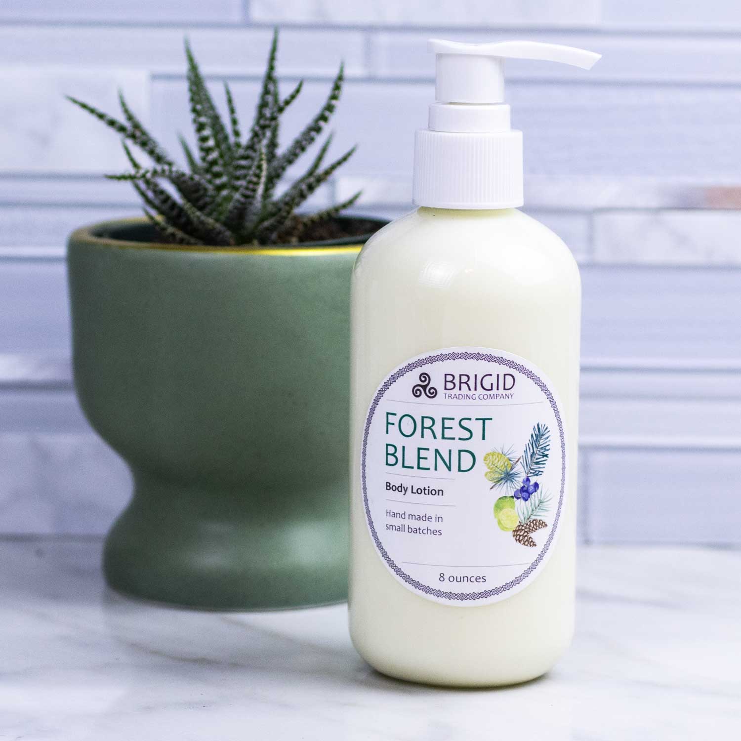 forest blend body lotion essential oil and natural ingredients only shea butter olive oil jojoba oil