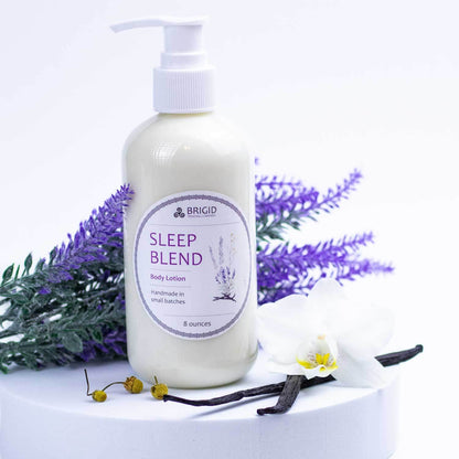 sleep blend body lotion by brigid trading company sleep blend handmade in kitsap county washington state natural body care moisturizer self care