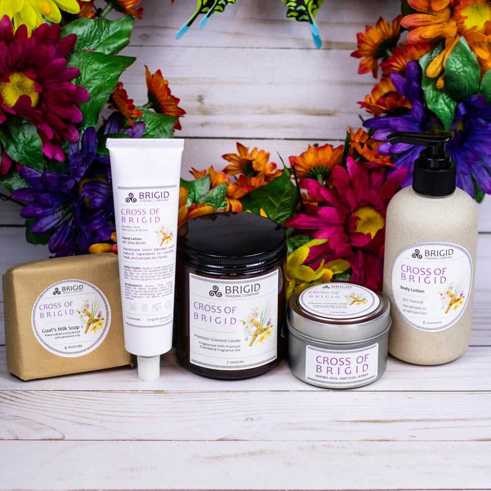 Imbolc Solid Lotion Bar - Heather, Rose, Narcissus & Vetiver
