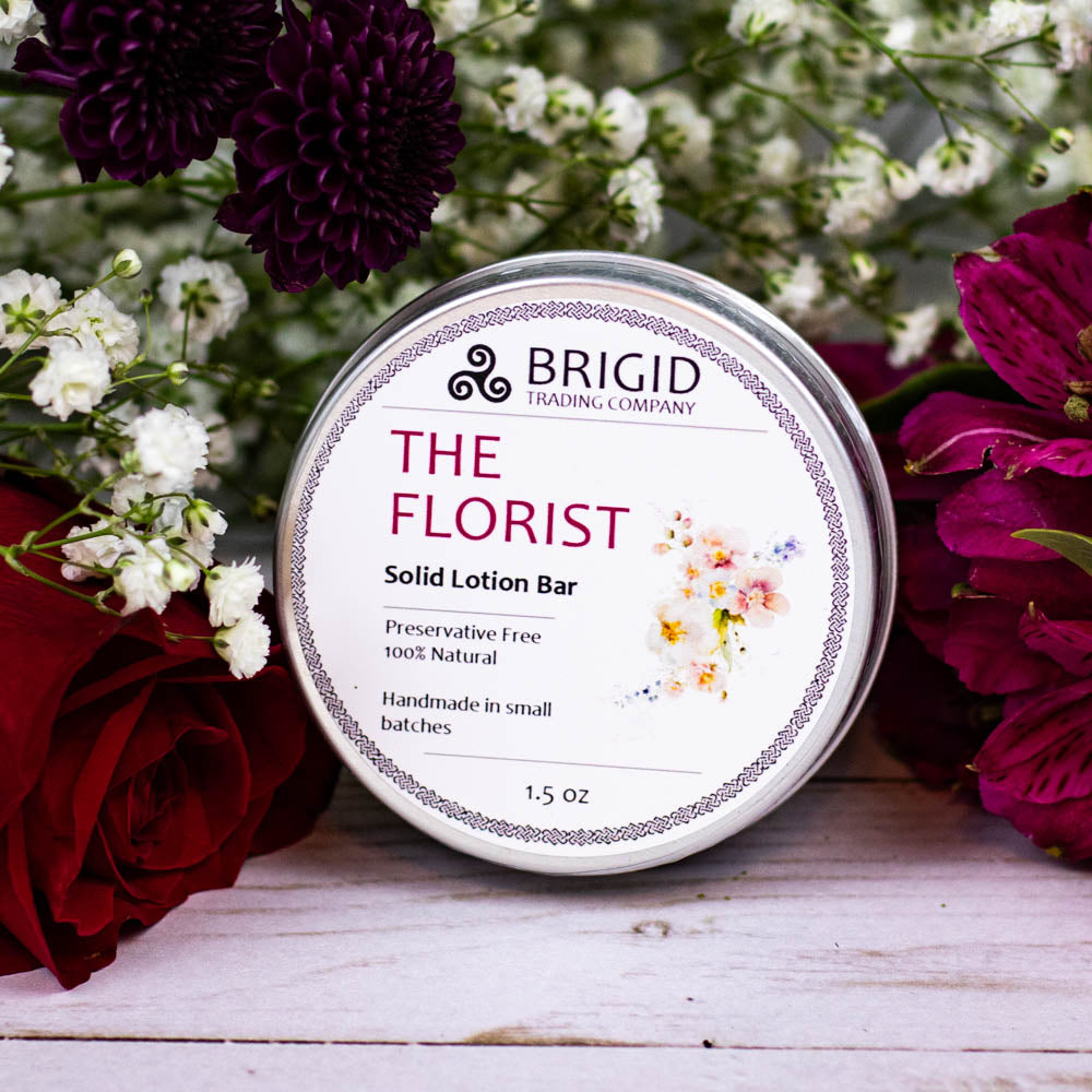 the florist solid lotion bar preservative free natural handmade in small batches 