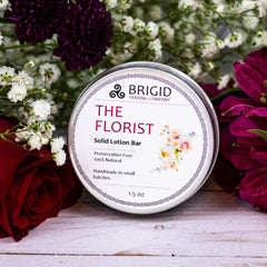 the florist solid lotion bar preservative free natural handmade in small batches 