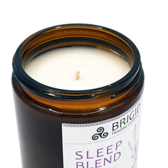 sleep blend premium aromatherapy grade essential oil candle candles by brigid trading company washington state united states ireland seven ounces kitsap therapy therapeutic benefits natural health lavender chamomile vanilla sleepytime