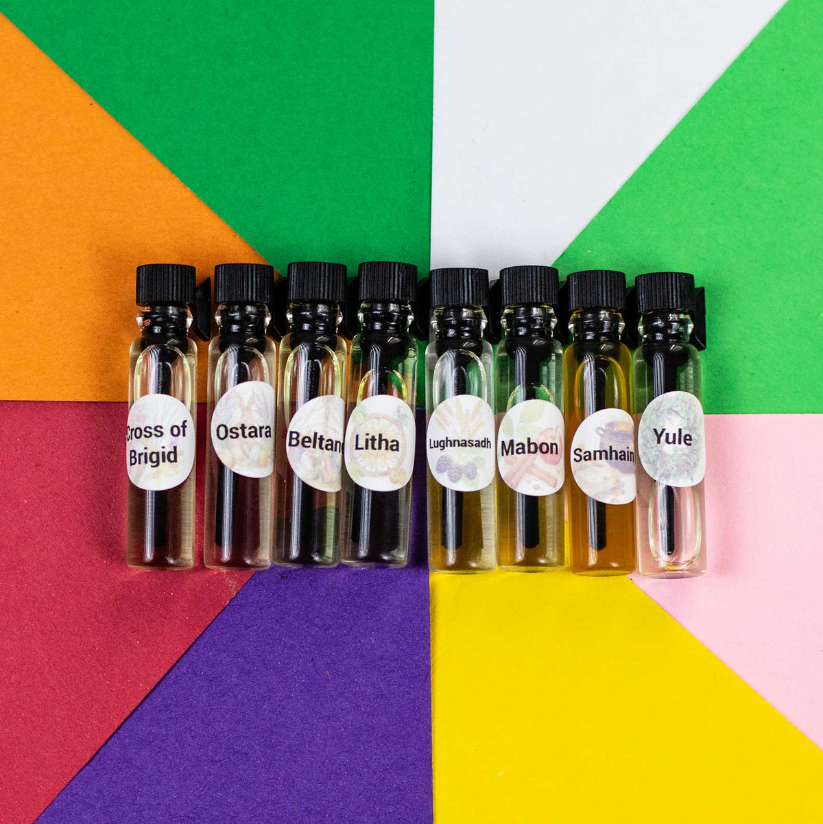 Wheel of the Year Sample Kit - Set of x8 Fragrance Oil Gift Set