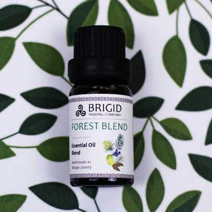 forest blend essential oil for diffusers woods balsam pine ceder lime juniper handmade in kitsap county washington state usa oil for home diffuser humidifier bedside winter dry air fun scent