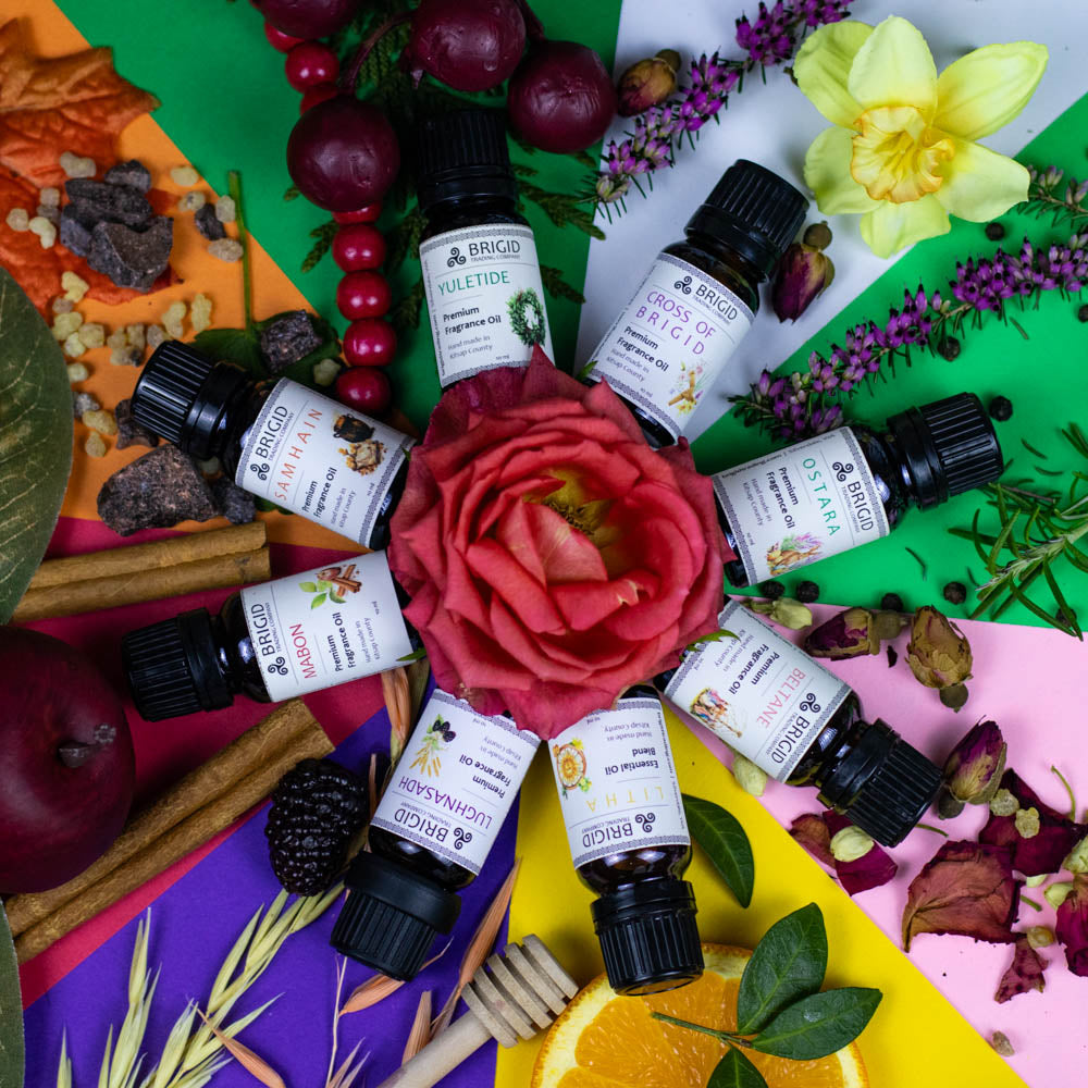 Wheel of the Year - Set of x8 Diffuser Oil Blends Celtic Holiday Collection